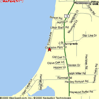 Map to Chisholm Park