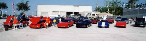 008.CFCA's 'People's Choice' Corvettes on display.JPG